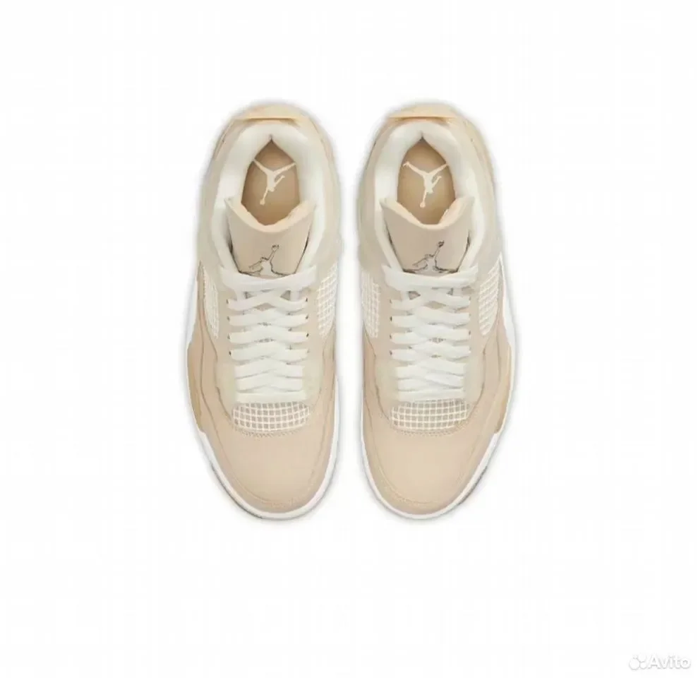 Кроссовки Nike Air Jordan 4 Beige - миниатюра 4