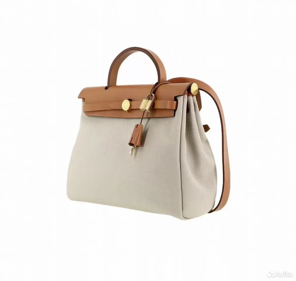 Сумка Hermes Erbag 31 Zip Gold Tote Bag - миниатюра 3