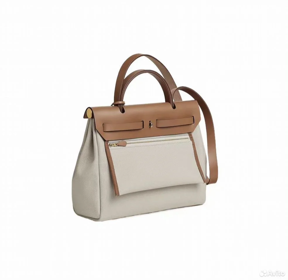 Сумка Hermes Erbag 31 Zip Gold Tote Bag - миниатюра 4