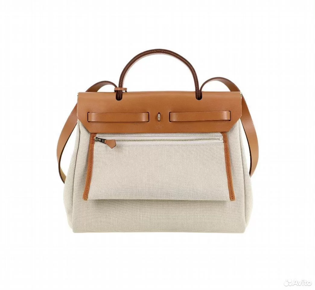 Сумка Hermes Erbag 31 Zip Gold Tote Bag - миниатюра 5
