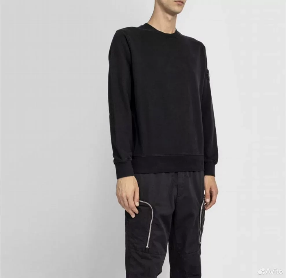 Свитшот Stone Island FW21 Black - миниатюра 3