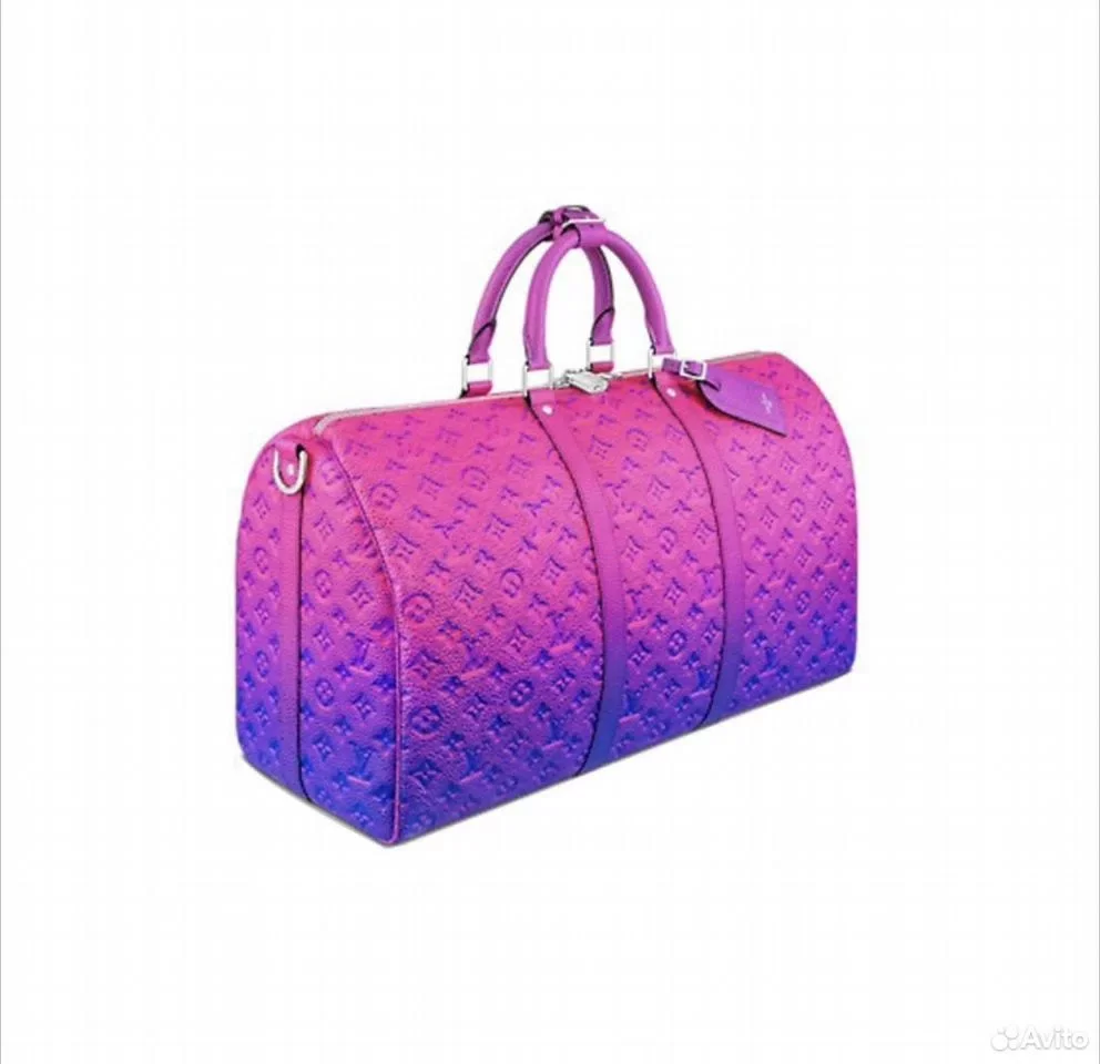 Сумка Louis Vuitton Keepall Virgil Glitter - миниатюра 3