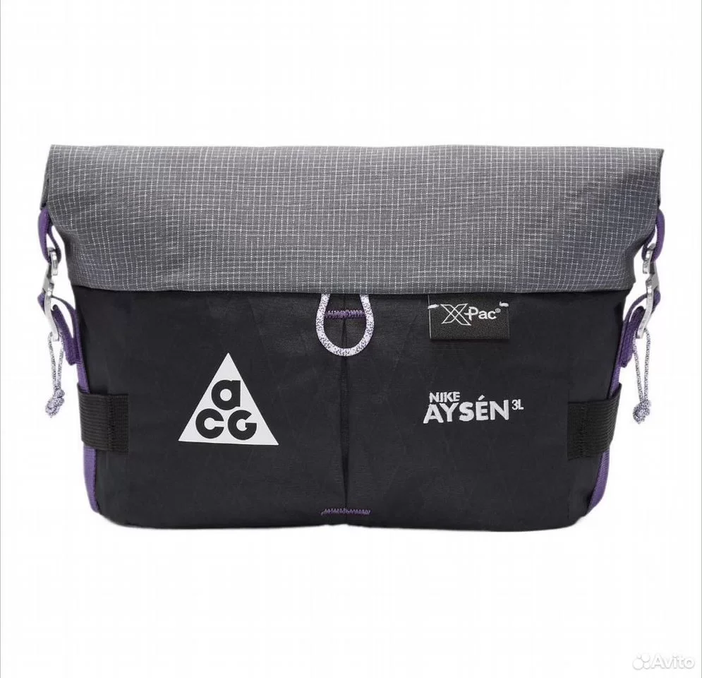 Сумка Nike Aysen Black and Violet 3L - изображение 1