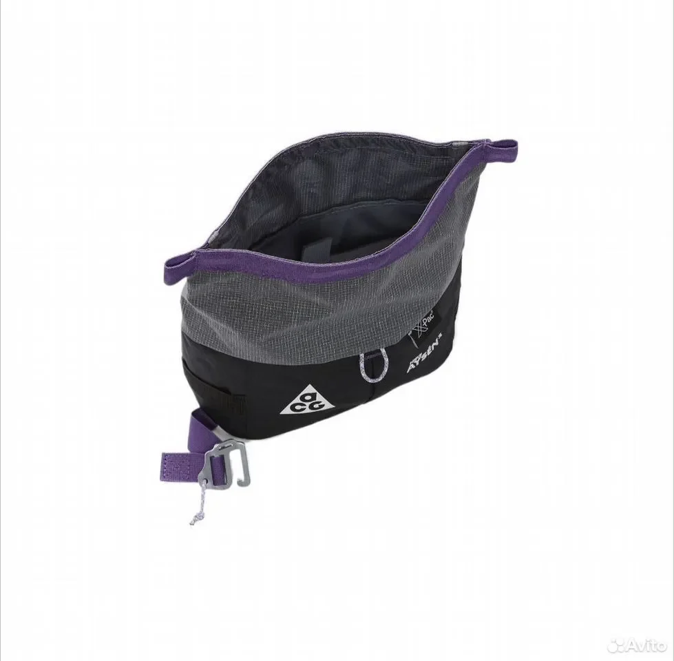 Сумка Nike Aysen Black and Violet 3L - миниатюра 4