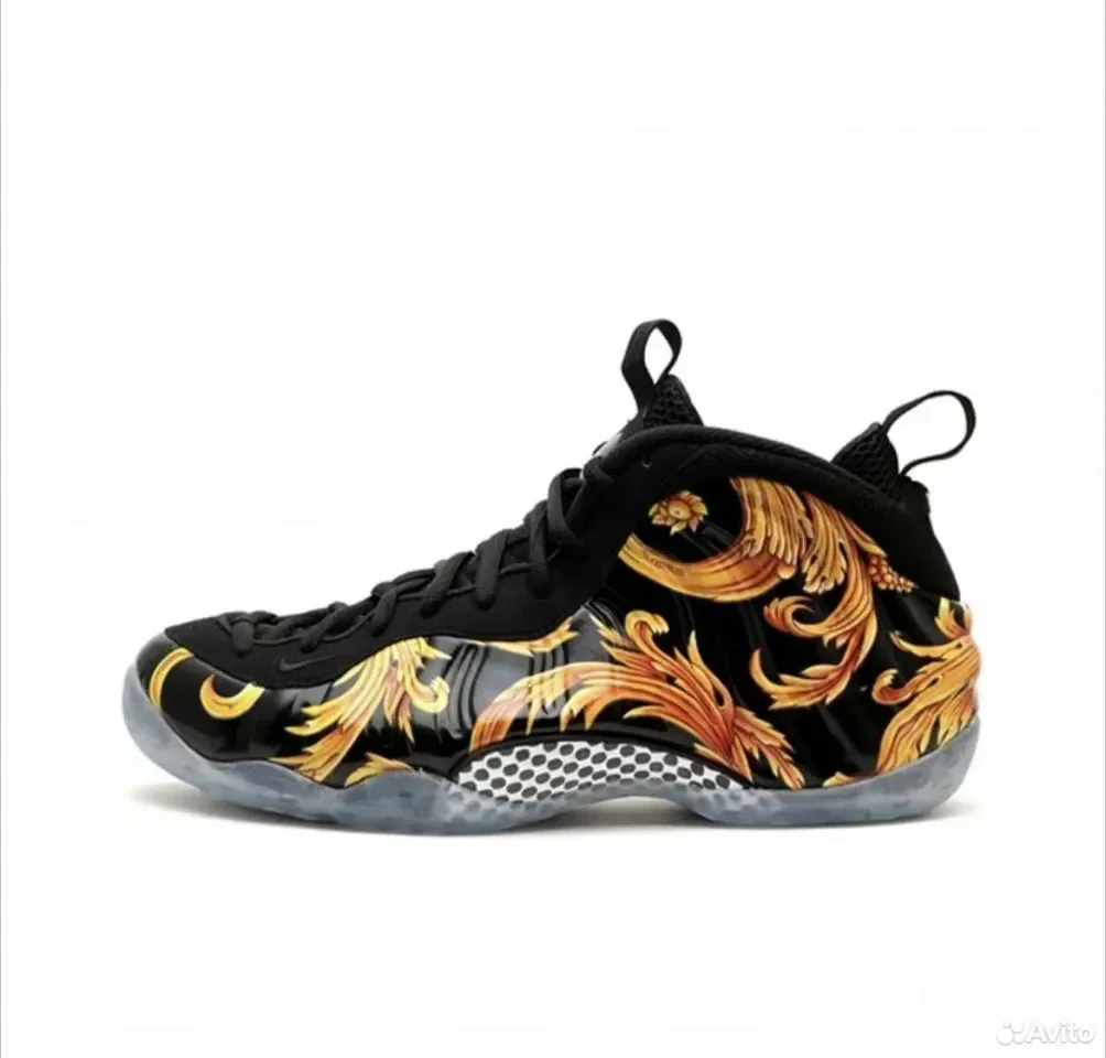 Кроссовки Nike x Supreme Foamposite One Black NYC - миниатюра 2