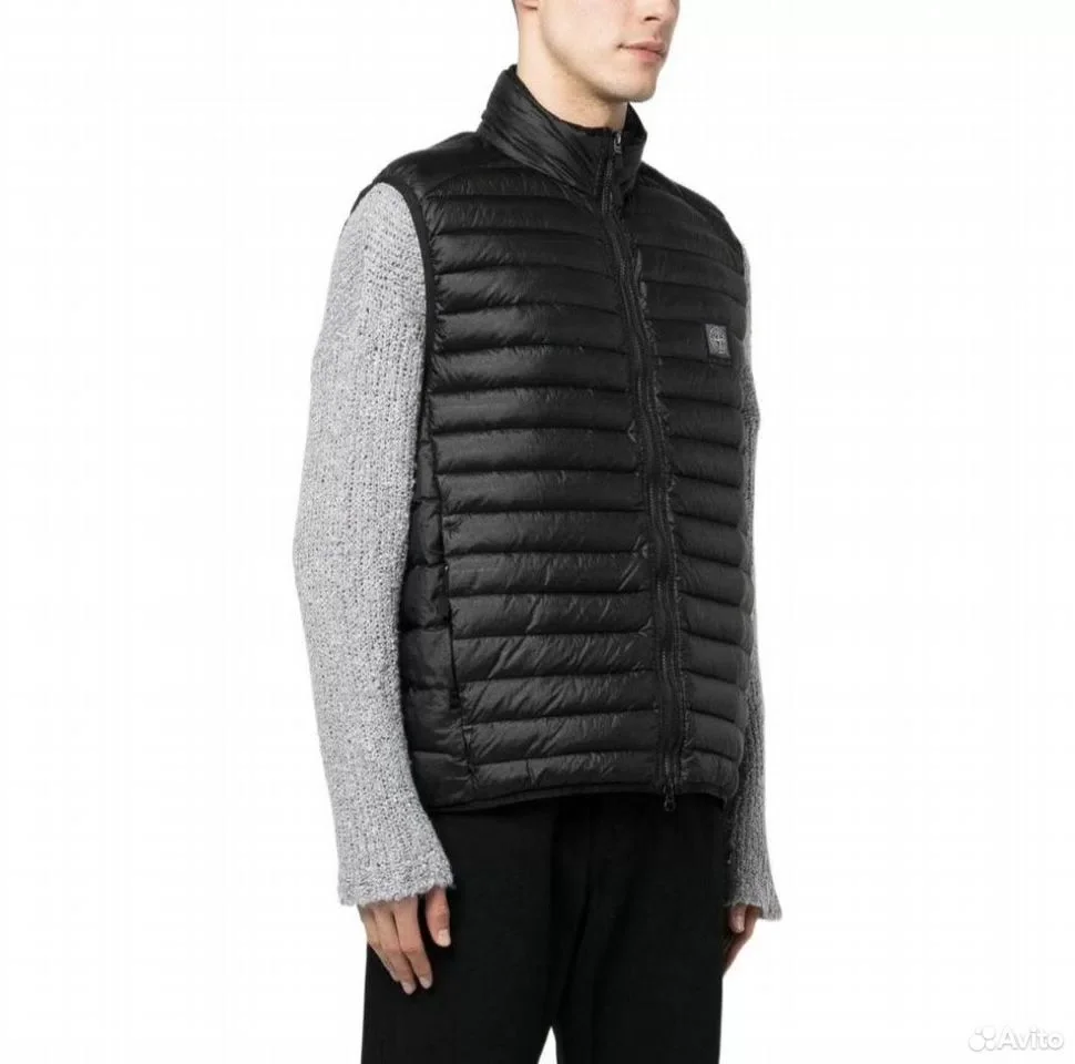 Жилетка Stone Island SS23 Logo Black - изображение 1