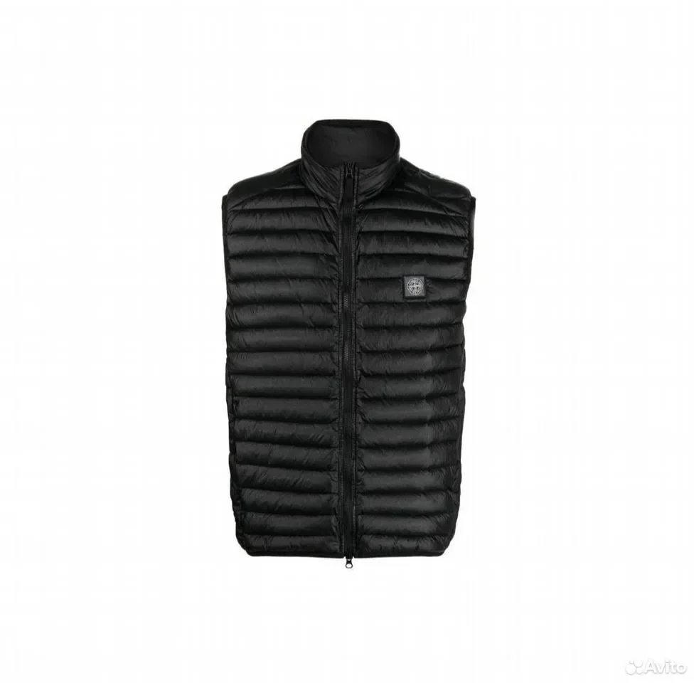 Жилетка Stone Island SS23 Logo Black - миниатюра 4