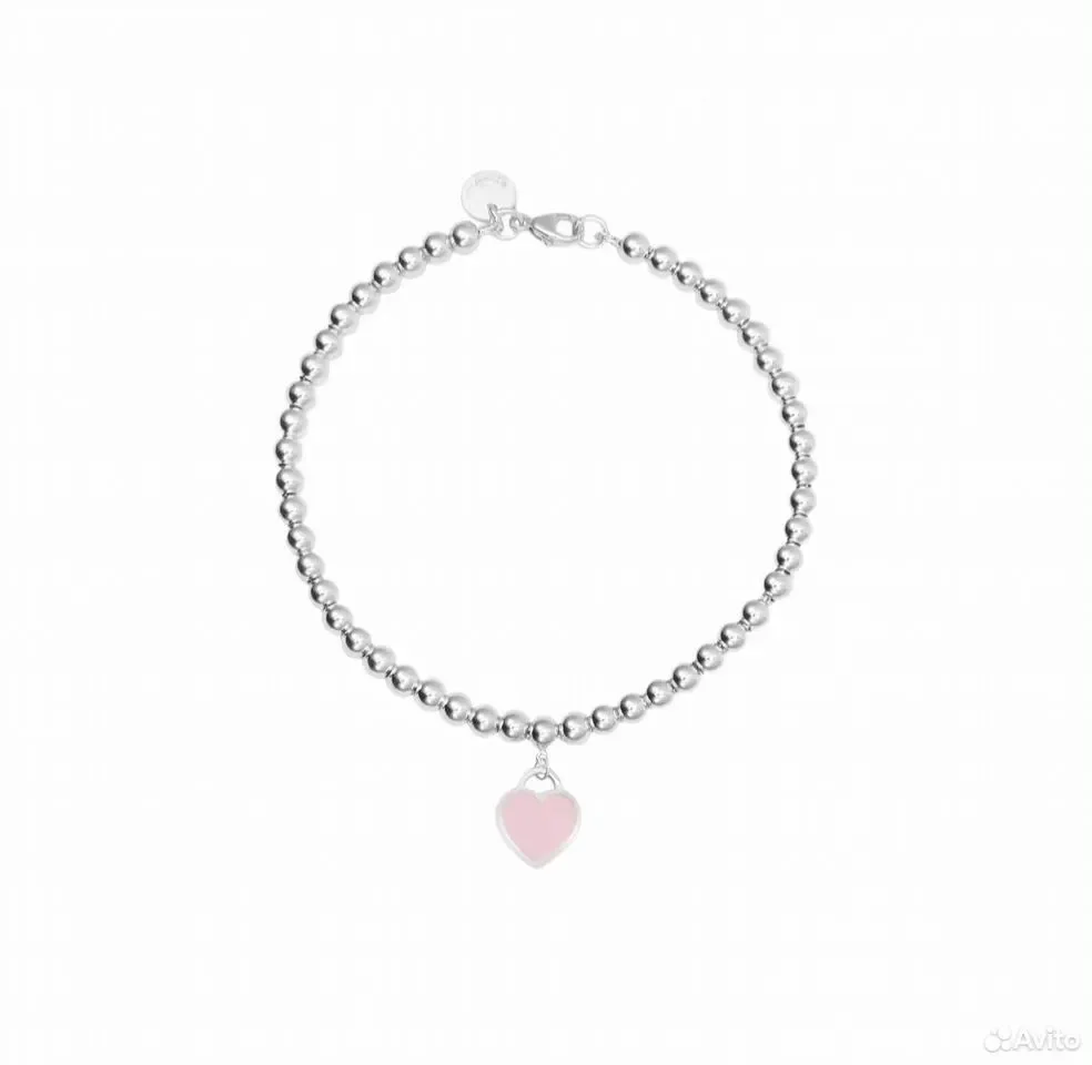 Браслет Tiffany Blue Heart Tag Bead