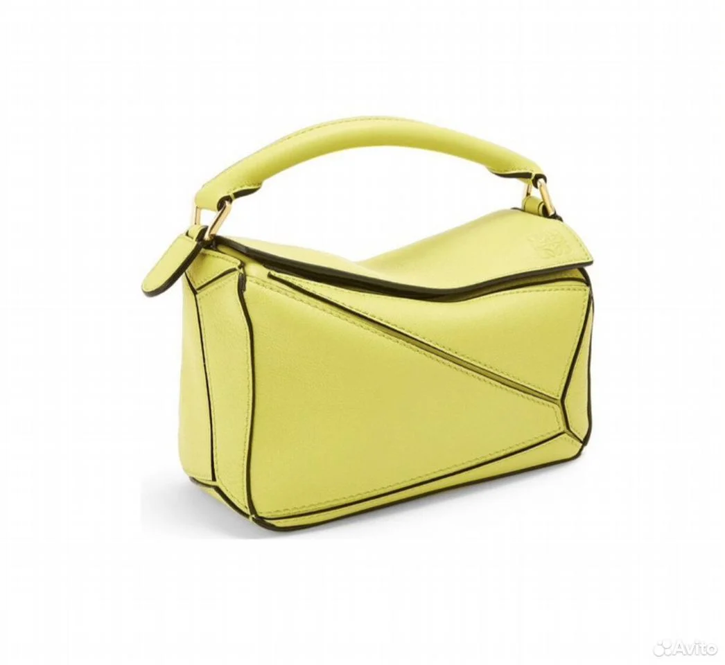 Сумка Loewe Puzzle Anagram Light Green - миниатюра 2