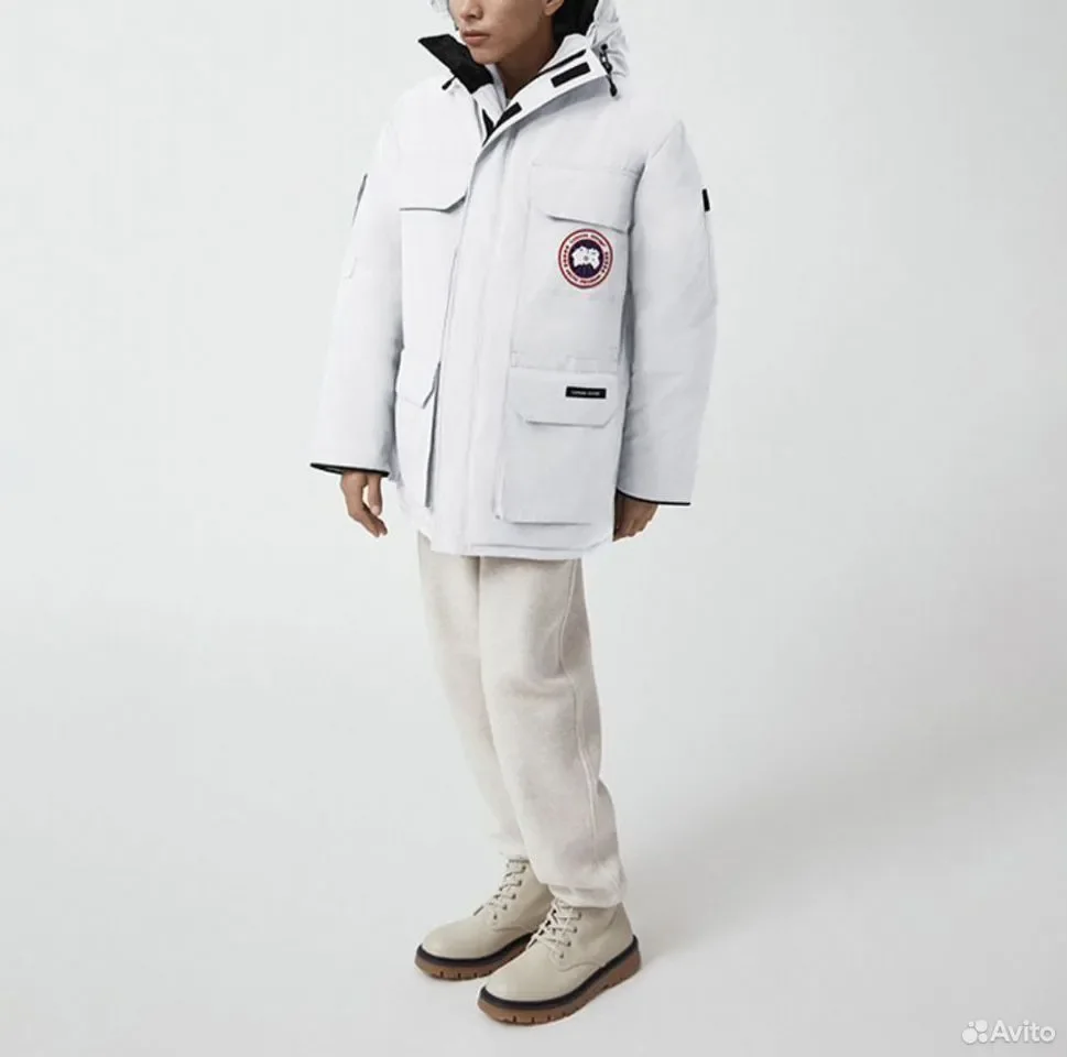 Парка Canada Goose Expedition Fusion Fit White - миниатюра 3