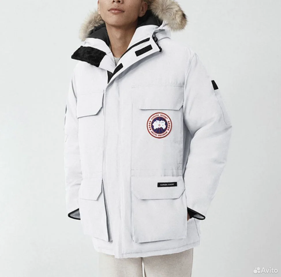 Парка Canada Goose Expedition Fusion Fit White - миниатюра 4