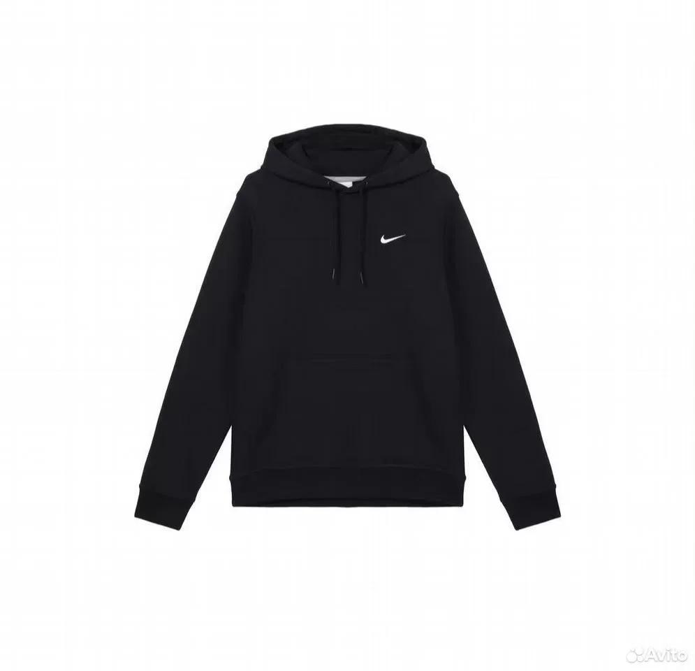 Толстовка Nike Club Swoosh Black - миниатюра 2