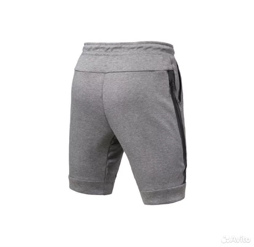 Шорты Nike Tech Fleece Alphabet Logo Printing - миниатюра 2