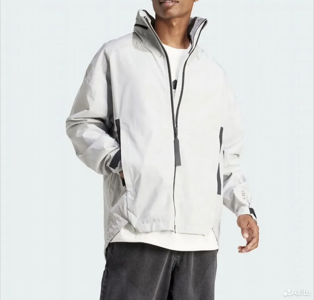 Ветровка Adidas Myshelter Jacket Whit - миниатюра 4