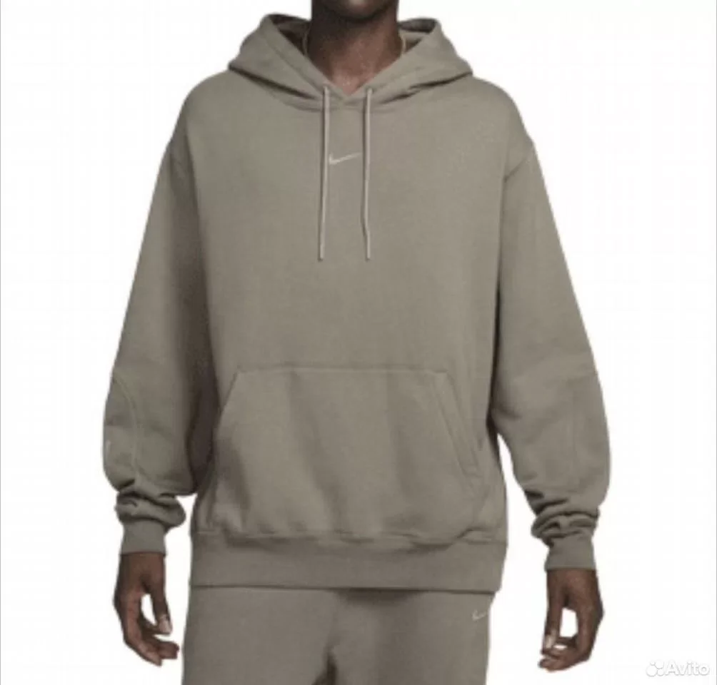 Худи Nike x Nocta SS24 Fleece Brown Grey - миниатюра 2