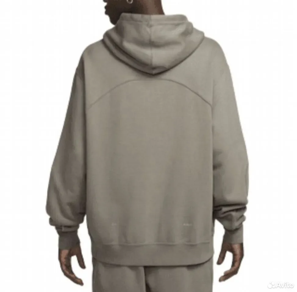 Худи Nike x Nocta SS24 Fleece Brown Grey - миниатюра 3