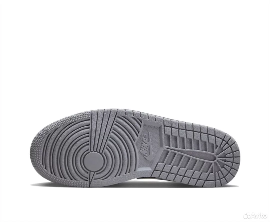 Кроссовки Nike Air Jordan 1 Mid Cement Grey - миниатюра 5