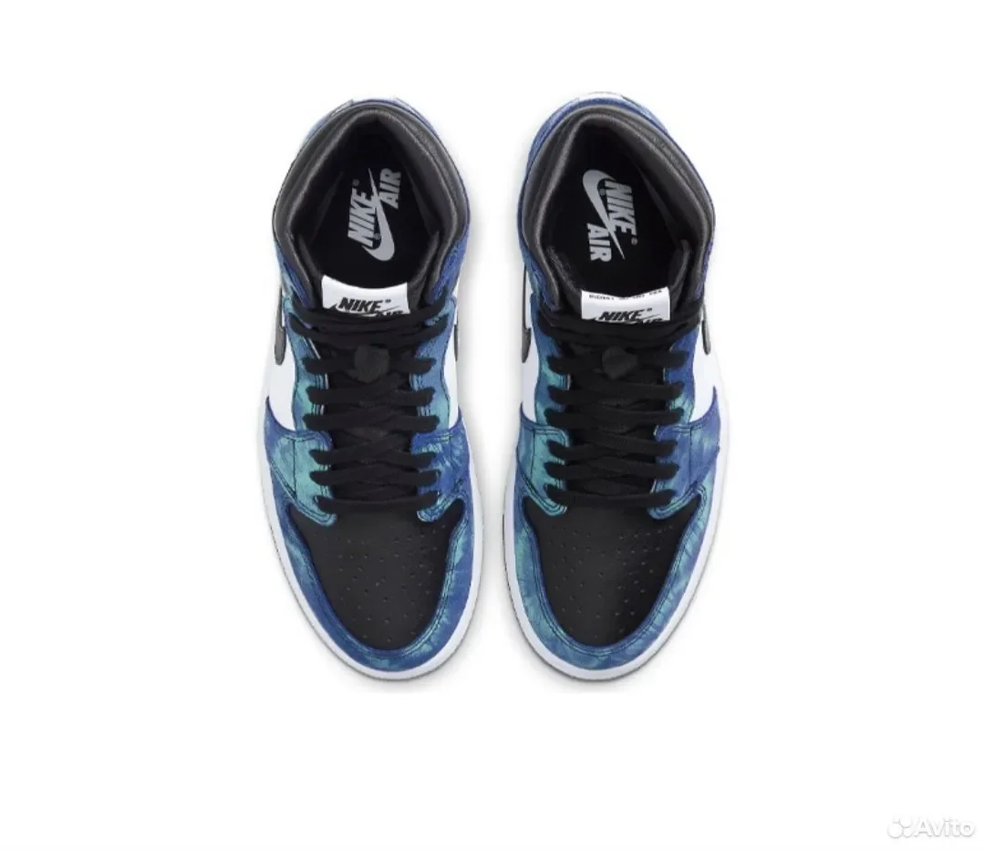 Кроссовки nike AIR Jordan 1 High Tie Dye - миниатюра 4