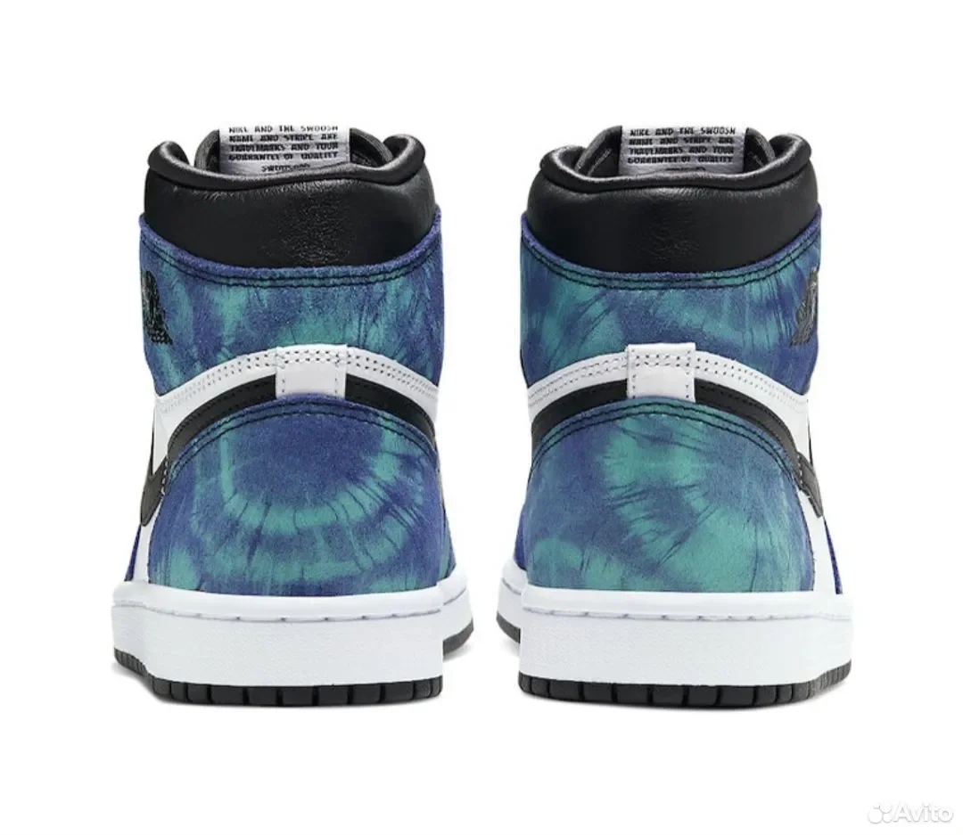 Кроссовки nike AIR Jordan 1 High Tie Dye - миниатюра 5