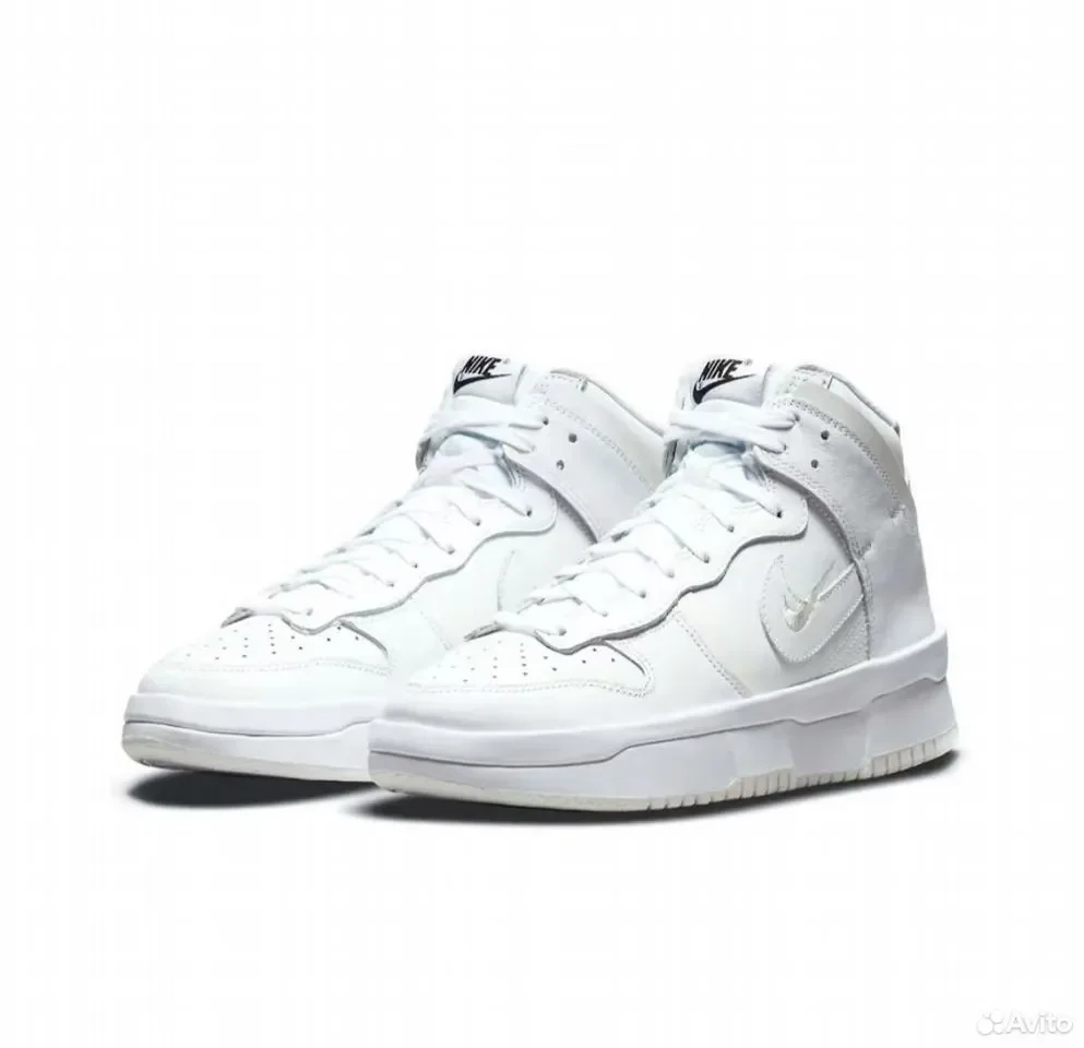 Кроссовки Nike Dunk High Up White - изображение 1