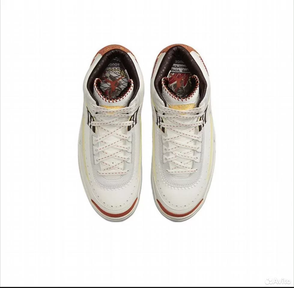 Кроссовки Nike Air Jordan 2 x Maison Chateau Rouge - миниатюра 4