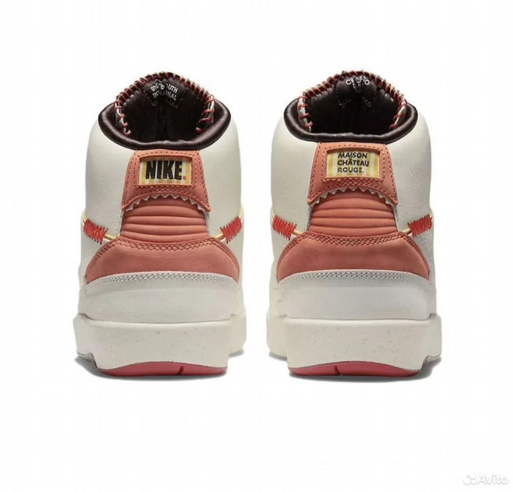 Кроссовки Nike Air Jordan 2 x Maison Chateau Rouge - миниатюра 5