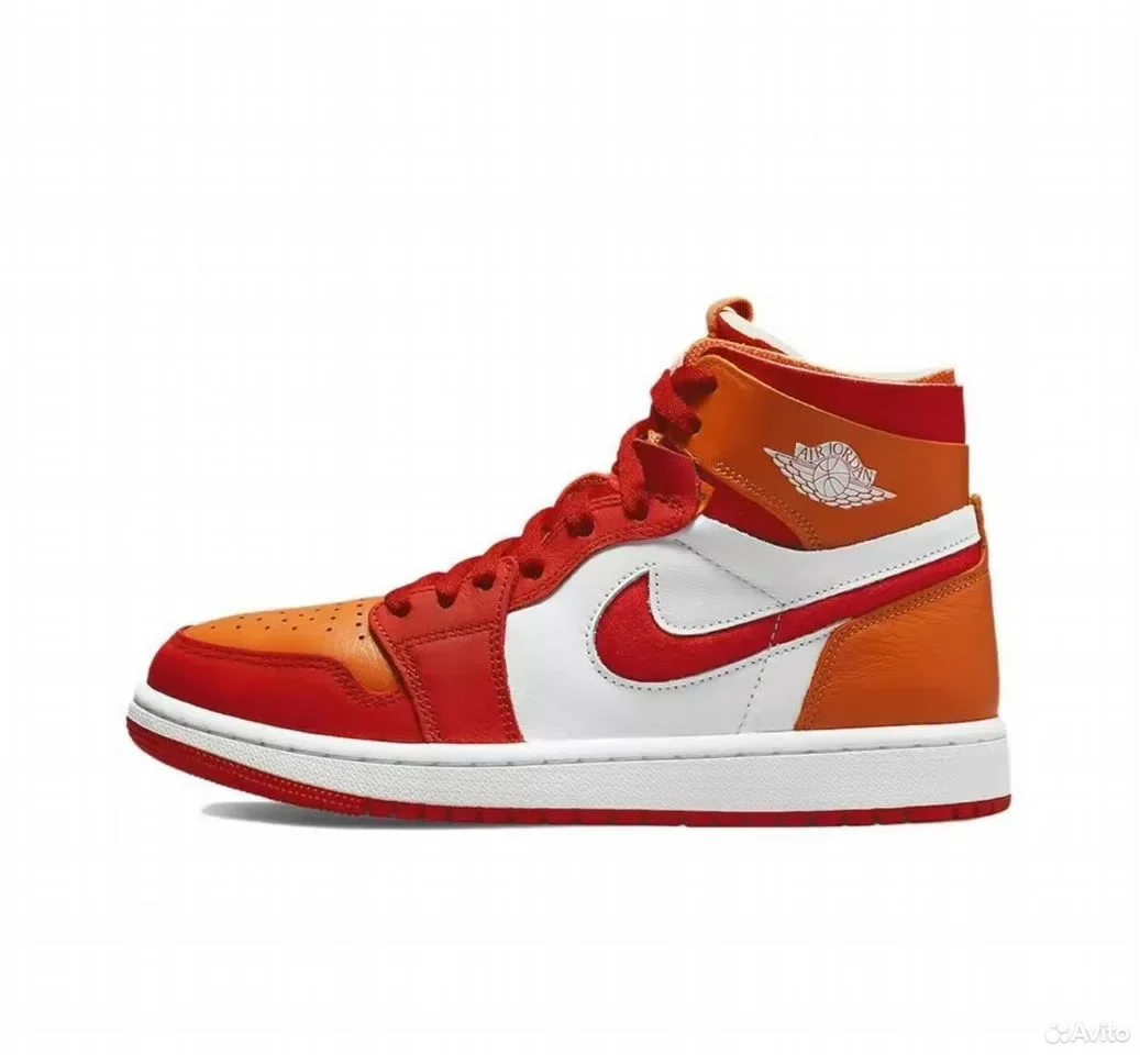 Кроссовки Air Jordan 1 zoom cmft Fire red Hot - изображение 1