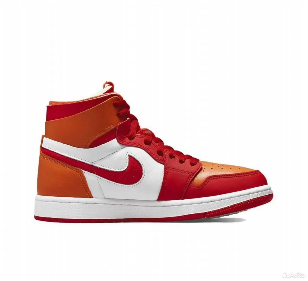 Кроссовки Air Jordan 1 zoom cmft Fire red Hot - миниатюра 2