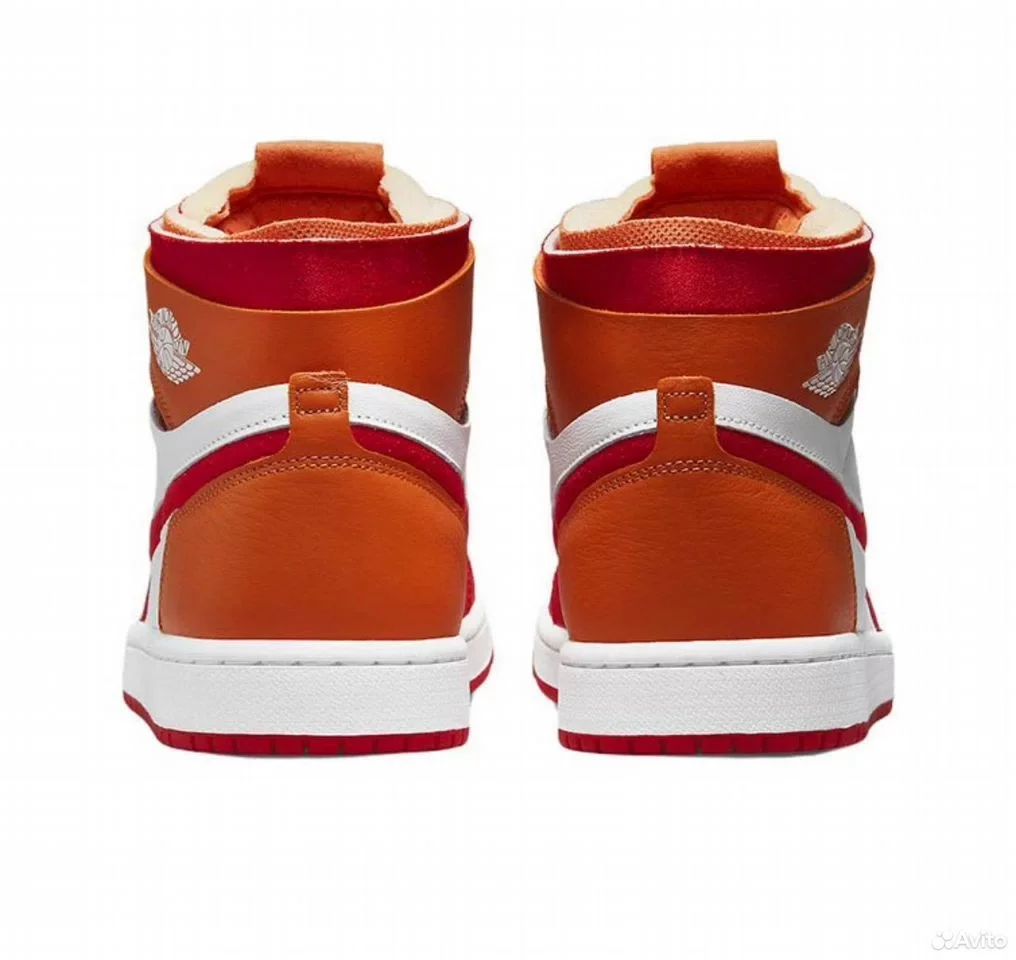 Кроссовки Air Jordan 1 zoom cmft Fire red Hot - миниатюра 5