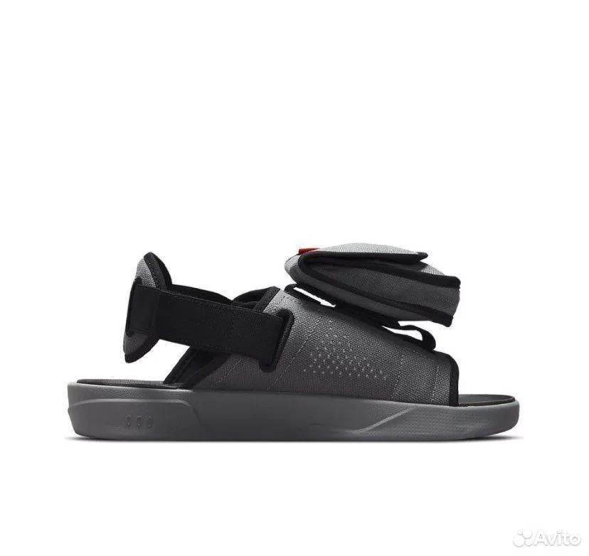Тапочки Jordan LS Slide 'Smoke Grey' - миниатюра 2