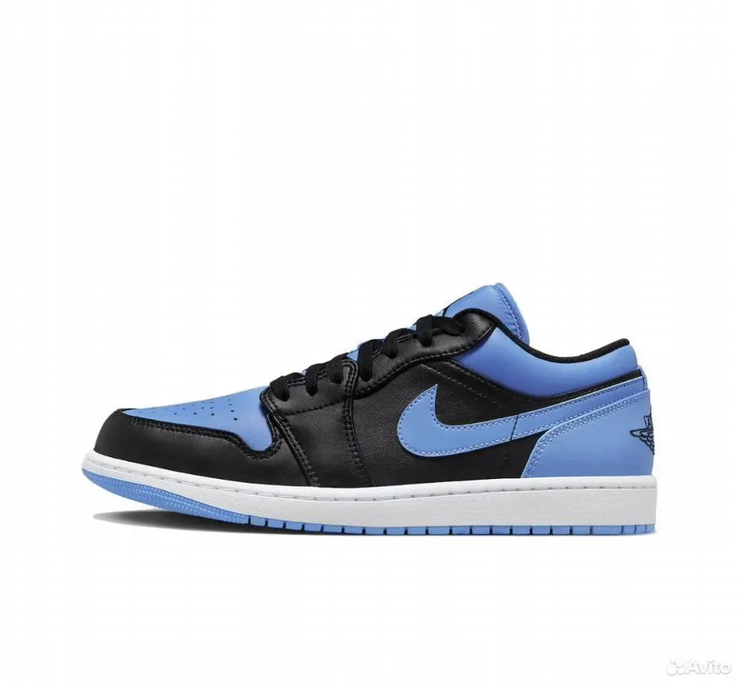 Кроссовки Nike Air Jordan 1 Low Blue - миниатюра 5
