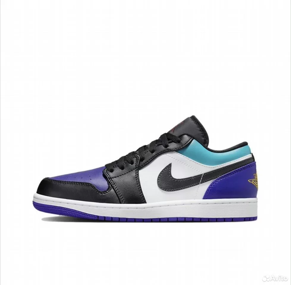Кроссовки Nike Air Jordan 1 Low Blue - миниатюра 8