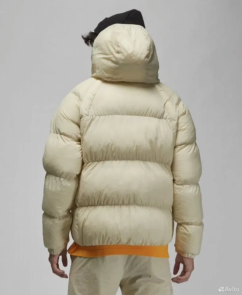Пуховик Jordan Puffer Jacket Essentials Logo White - миниатюра 2