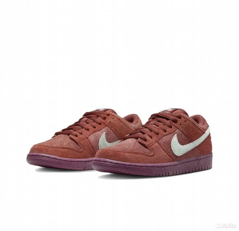 Кроссовки Nike Dunk Low Mystic Red and Rosewood - изображение 1