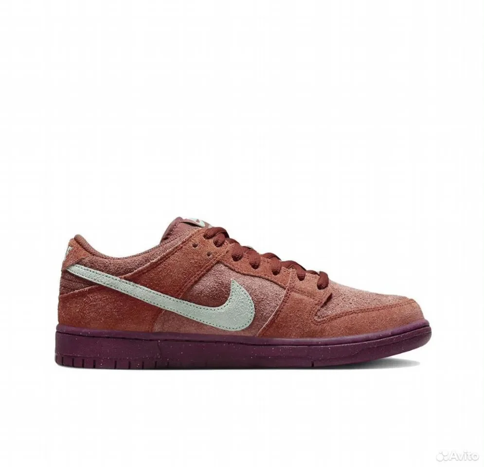Кроссовки Nike Dunk Low Mystic Red and Rosewood - миниатюра 3