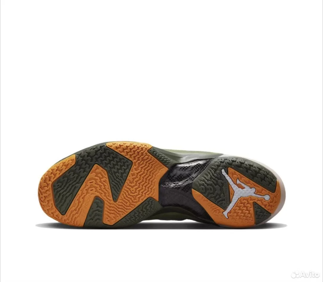Кроссовки Undefeated x Air Jordan 37 Oil Green - миниатюра 6