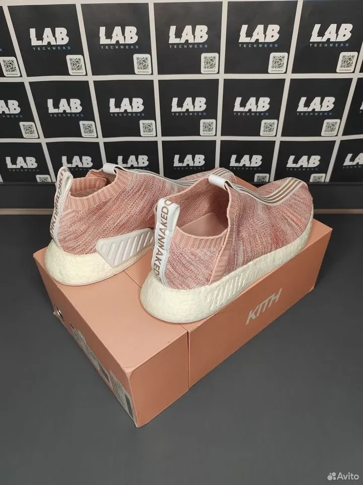 Кроссовки Adidas NMD CS2 Kith X Naked Pink - миниатюра 2
