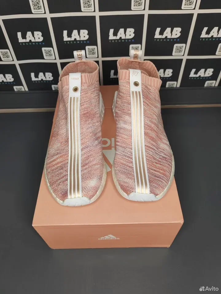 Кроссовки Adidas NMD CS2 Kith X Naked Pink - миниатюра 3