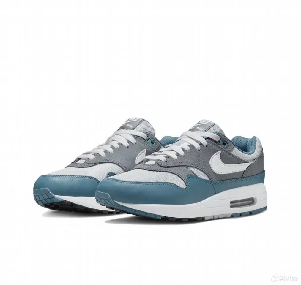 Кроссовки Nike Air Max 1 Noise Aqua and Cool Grey - миниатюра 2