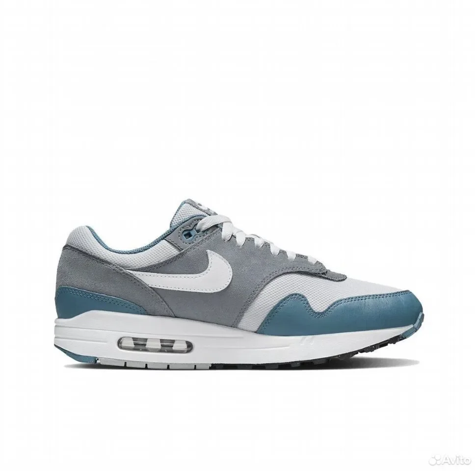Кроссовки Nike Air Max 1 Noise Aqua and Cool Grey - миниатюра 4