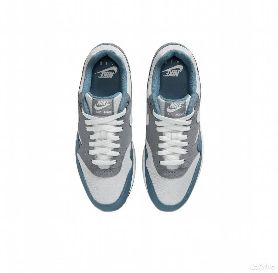 Кроссовки Nike Air Max 1 Noise Aqua and Cool Grey - миниатюра 5