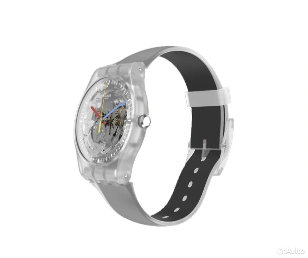 Часы Swatch Clearly Black Srtiped - миниатюра 2