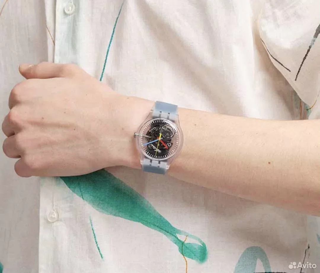 Часы Swatch Clearly Black Srtiped - миниатюра 4