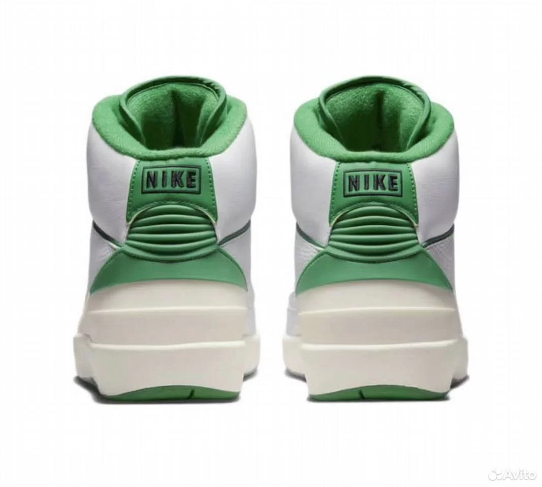 Кроссовки Nike Air Jordan 2 Lucky Green - миниатюра 5