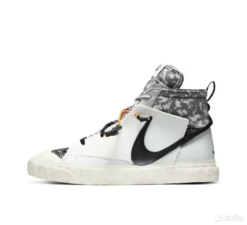 Кроссовки Nike Blazer Mid x readymade White - миниатюра 2