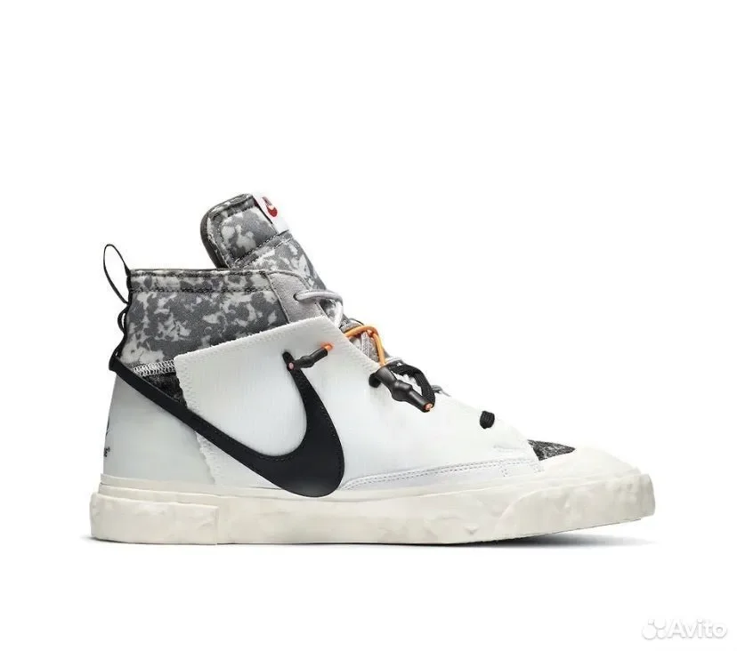Кроссовки Nike Blazer Mid x readymade White - миниатюра 3