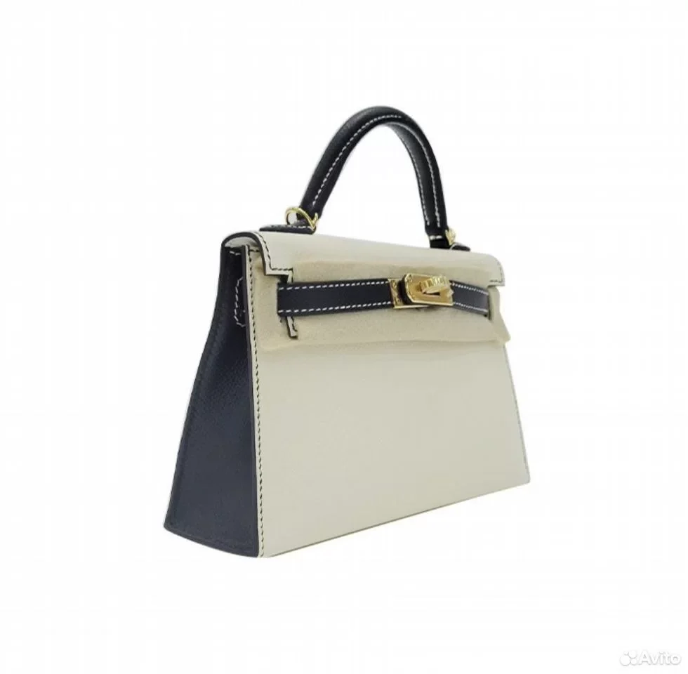 Сумка Hermes Mini Kelly White - миниатюра 3