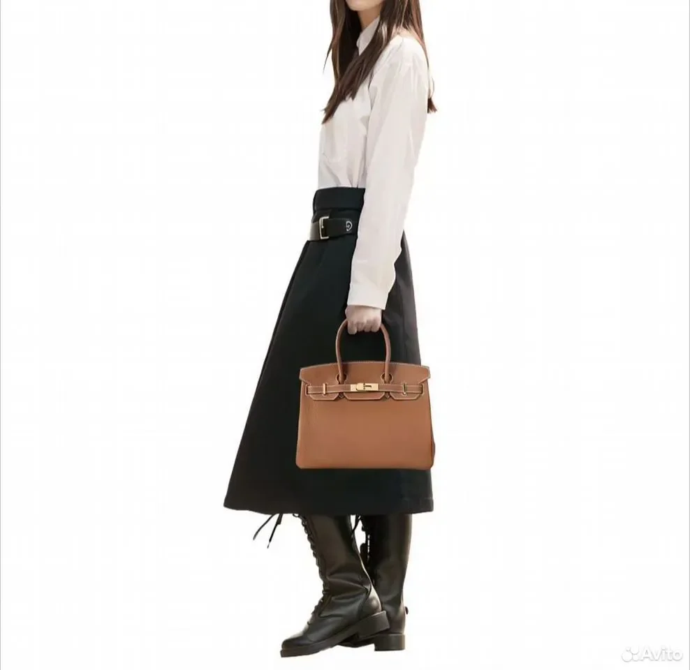 Сумка Hermes x Birkin 25 Seiler GHW Epsom - миниатюра 8