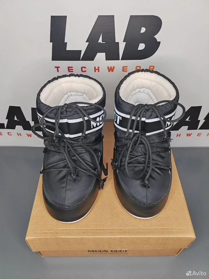 Ботинки Moon Boot Black - миниатюра 3