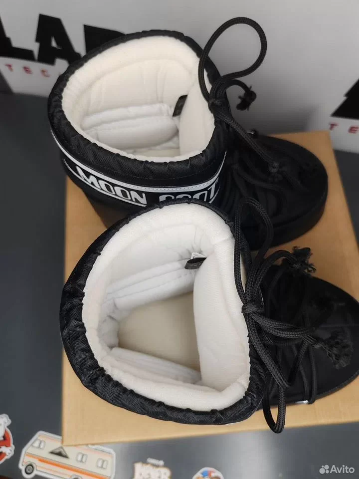 Ботинки Moon Boot Black - миниатюра 4